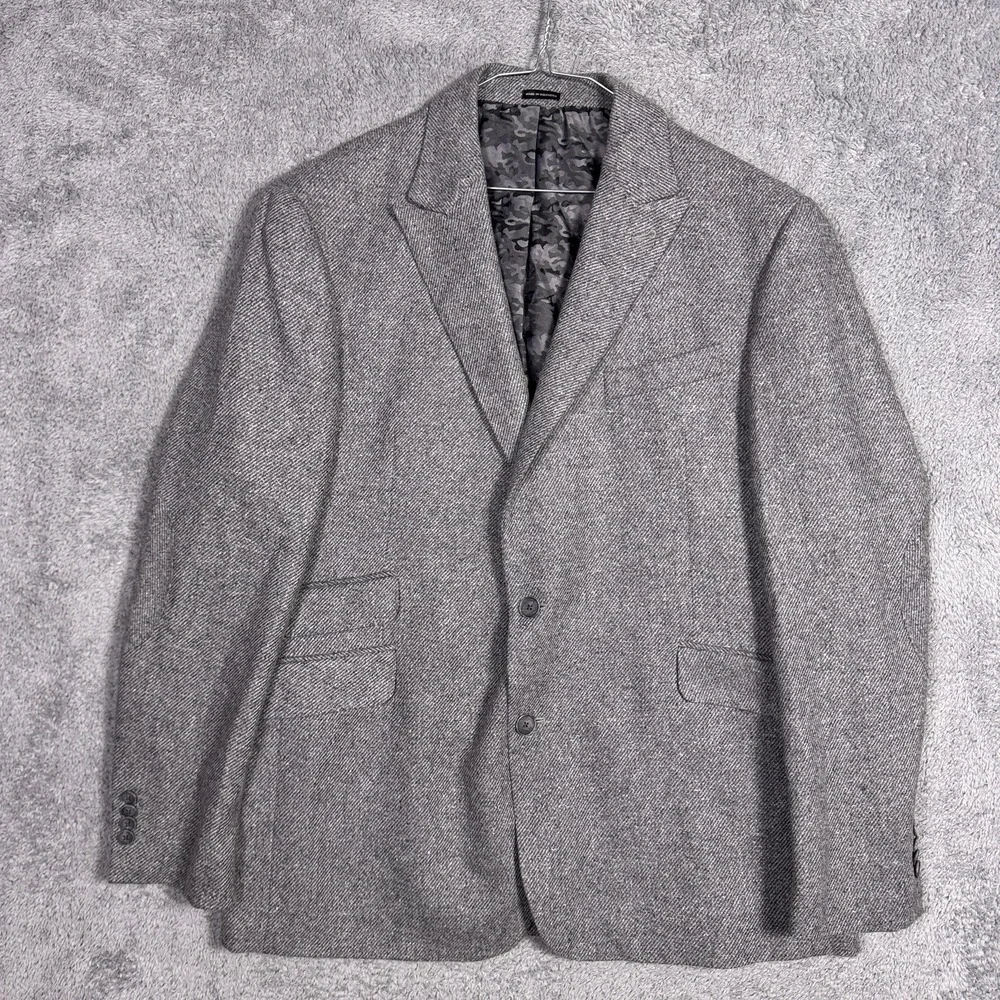 Joseph Abboud Blazer Men 44L Wool Unstructured SportCoat Nova Fides Speckle Slim